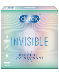 Prezervatīvi Invisible Close Fit 3 gab. kastīte